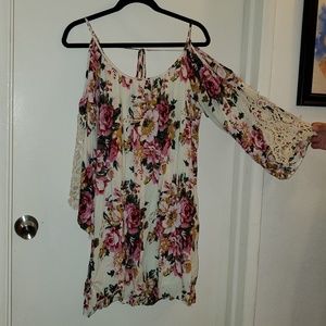 Floral swing dress